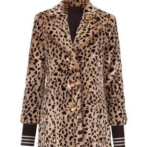 Cabi Leopard Coat Josphine